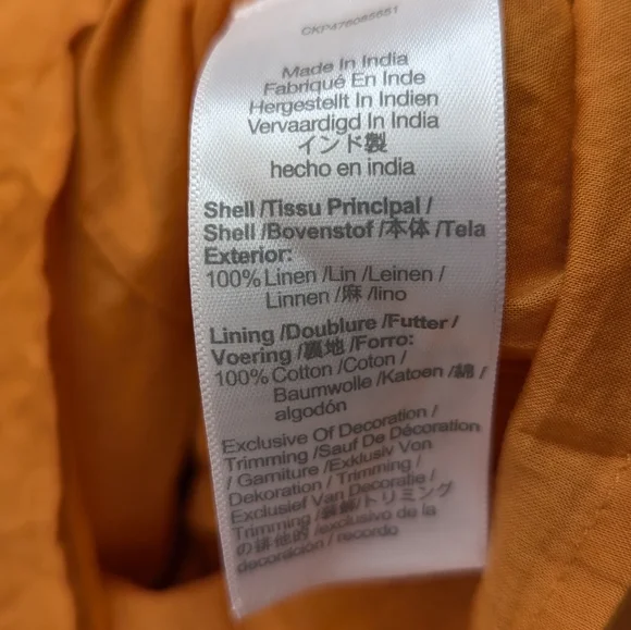 Madewell Maisie Linen Puff Sleeve Mini Dress - Picture 7 of 8